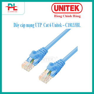 Dây cáp mạng utp cat 6 unitek – c18133bl - hàng chính hãng