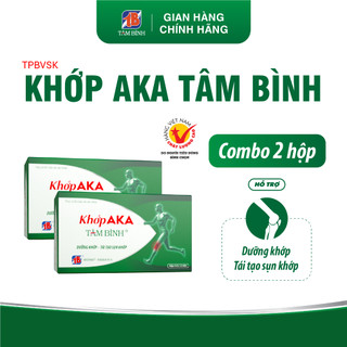 Combo 02 hộp Khớp AKA Tâm Bình - Dành cho người viêm khớp, thoái hóa khớp, hỗ trợ tái tạo sụn khớp