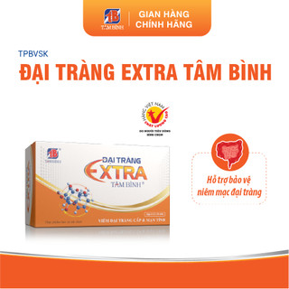 Đại tràng Extra Tâm Bình dành cho người đại tràng cấp và mãn tính hộp 5 vỉ x 12 viên