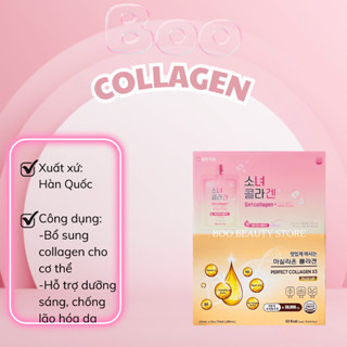 Nước Uống Collagen Hàn Quốc Hỗ Trợ Làm Đẹp Và Ngăn Ngừa Lão Hóa Dạng Túi Tiện Lợi (Hộp 10 Túi)