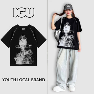 Áo thun nam nữ cemmery localbrand dynamic tee black, áo phông unisex phong cách hàn quốc