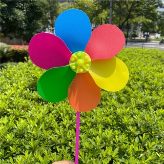 Chong chóng nhựa cầu vồng Cắm Cây 20cm