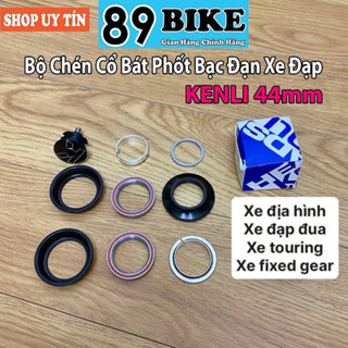 (Bộ) chén cổ bạc đạn xe đạp Kenli 44mm hàng xịn - Bộ chén cổ bạc đạn xe đạp fixed gear - Bát phốt xe đạp fixed gear