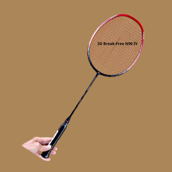 Vợt cầu lông Lining Loại 1, vợt cầu lông khung carbon căng sẵn 10kg - 11kg phù hợp với người mới chơi và chơi phong trào