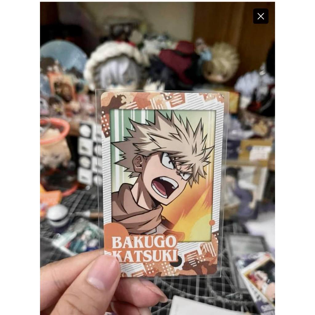 card MHA My hero academia nhân vật Bakugo Katsuki