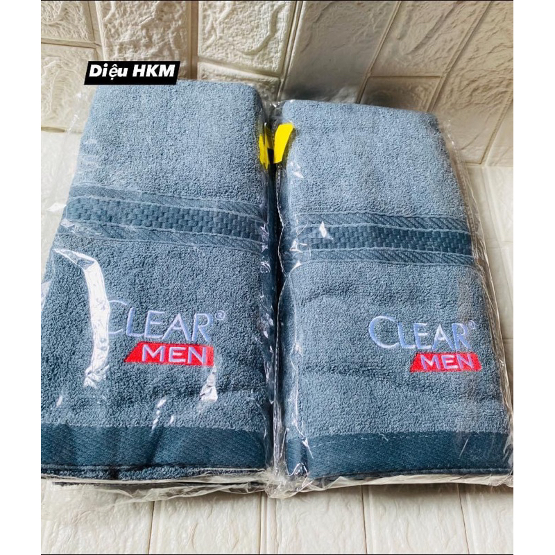(Hàng khuyến mãi) KHĂN COTTON CLEARMEN 60*1M2
