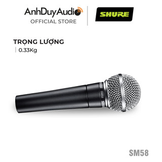 Micro Shure SM58-LC (không dây đi kèm) - Hàng Chính Hãng