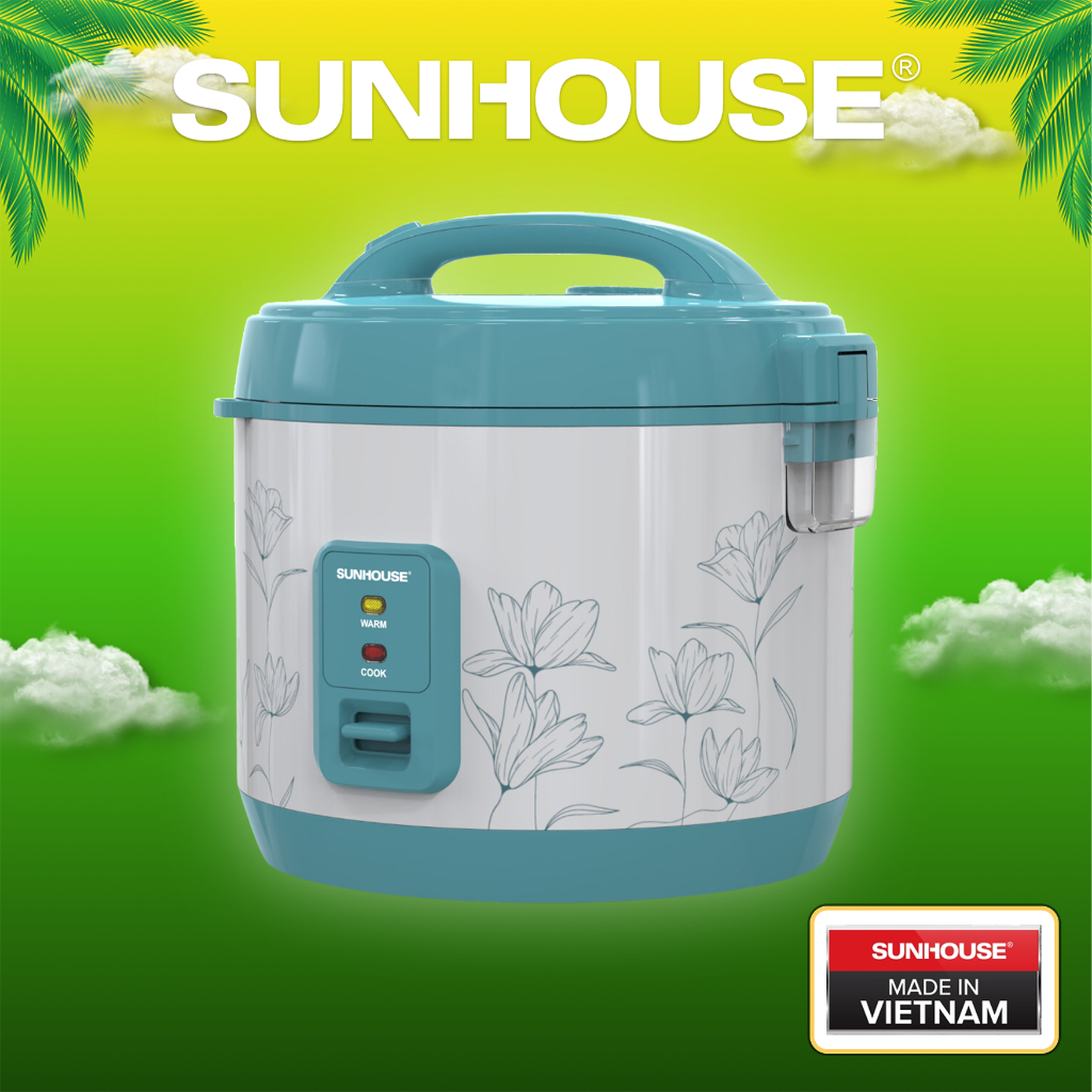 Nồi cơm điện 1.8L SUNHOUSE SHD8605 - Bảo hành chính hãng 12 tháng