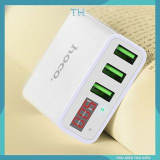 Củ Sạc Nhanh Hoco C15 Có Icd🐞Cóc Sạc 5V/3A Màu Trắng