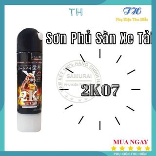 Chai Sơn Xịt Samurai Chống Rỉ, Phủ Sàn Xe Tải Chống Trơn Trượt Hàng Hoá Màu Đen - 2k07