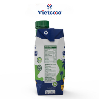 Nước dừa tươi Organic UHT Vietcoco 330ml