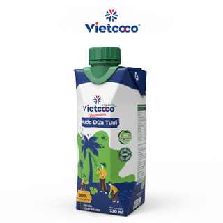 Nước dừa tươi Organic UHT Vietcoco 330ml