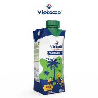 Nước dừa tươi Organic UHT Vietcoco 330ml