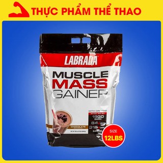 Sữa Tăng Cơ Săn Săn Chắc Body - MUSCLE MASS GAINER (12lbs) - Tăng Cân Tăng Cơ Nhanh - Hàng Chính Hãng LABRADA