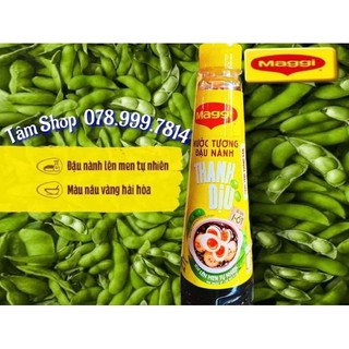 COMBO 5 CHAI NƯỚC TƯƠNG ĐẬU NÀNH THANH DỊU MAGGI - NẮP VÀNG (CHAI 200ML)