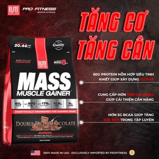 Sữa mass tăng cân tăng cơ Mass Muscle Gainer - Sữa tăng cân tăng cơ nhanh chóng cải thiện cân nặng, cơ nạc (Túi 9,275kg)