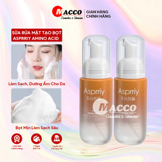 Sữa rửa mặt tạo bọt asprriy amino acid bọt mịn làm sạch sâu, nhẹ dịu, dưỡng ẩm cho da