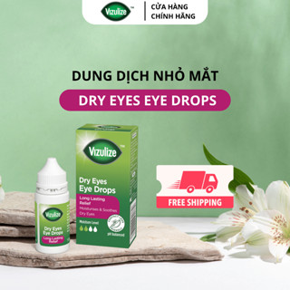 Dung dịch nhỏ mắt Vizulize Dry Eyes Eye Drops 10ml giúp giảm tình trạng khô, mờ, mỏi mắt, cảm giác kích ứng VI0001