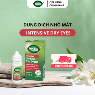 [MUA 2 GIẢM 5%] Dung dịch nhỏ mắt Vizulize Intensive Dry Eyes Eye Drops 10ml giúp làm dịu và giảm khô mắt VI0002