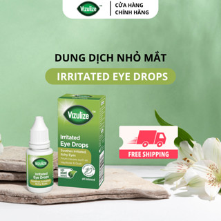 Dung dịch nhỏ mắt Vizulize Irritated Eye Drops giúp giảm ngứa, giảm kích ứng mắt 10ml VI0006
