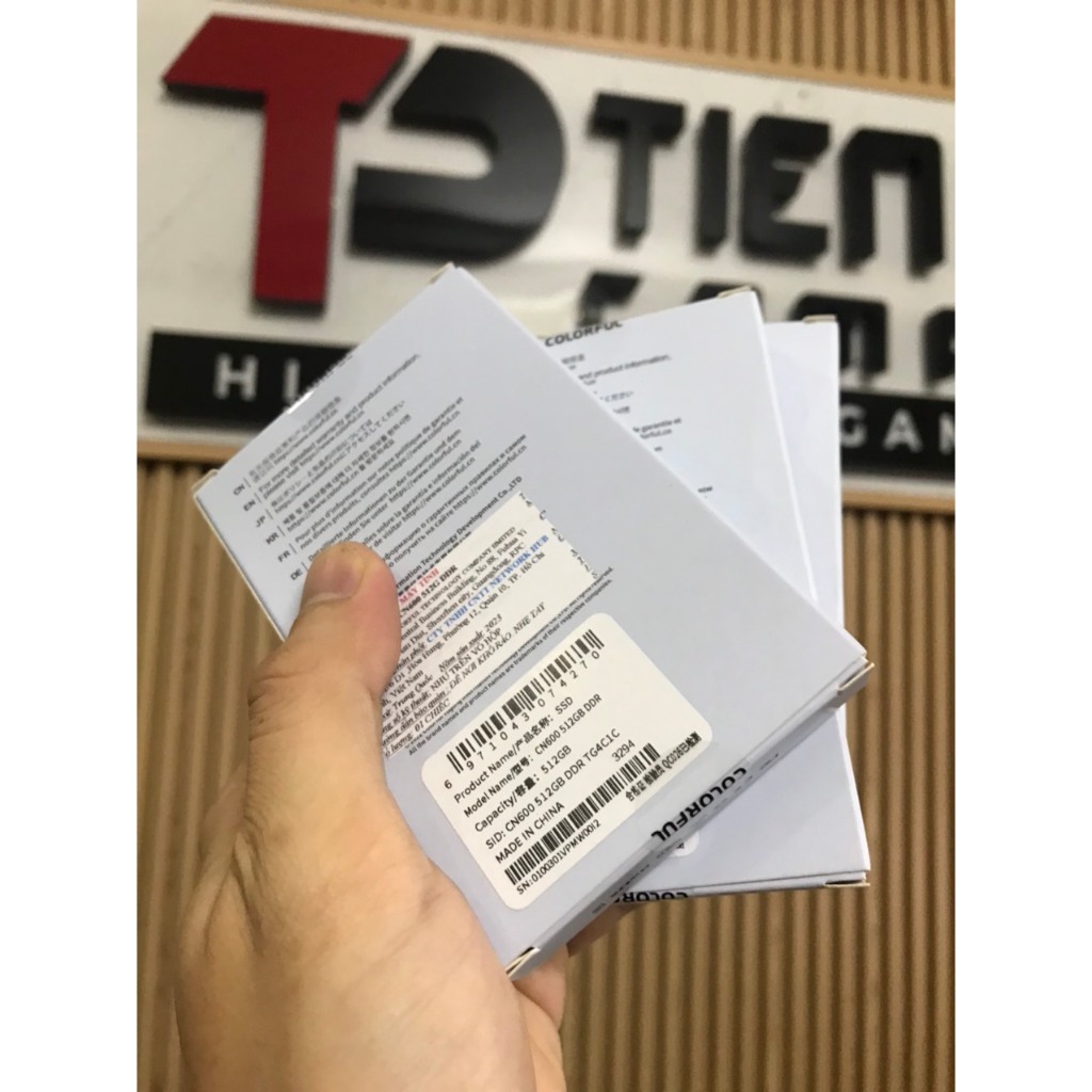 Ổ Cứng SSD Colorful 512GB NVME PCIe 2280 M.2 Chính hãng