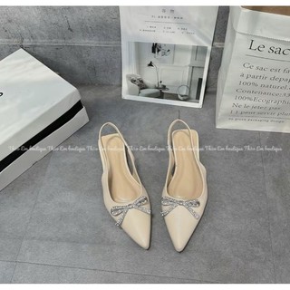 Giày Sục Lơ Mắt Kính ĐẾ CAO 3 phân Da Mềm