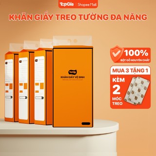 Khăn giấy vệ sinh rút TopGiaKids, dùng khô hoặc dùng ướt an toàn và dịu êm khi vệ sinh cho bé
