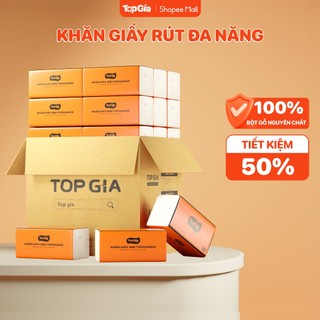  Khăn giấy vệ sinh đa năng TopGiaKids 4 lớp siêu dai, an toàn sử dụng cho mẹ và bé