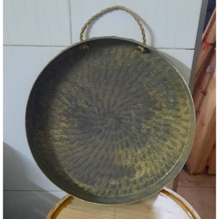 Thanh la đồng tặng kèm dùi gõ(30,35,40cm Nâu )