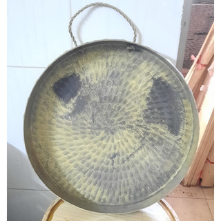 Thanh la đồng tặng kèm dùi gõ(30,35,40cm Nâu )