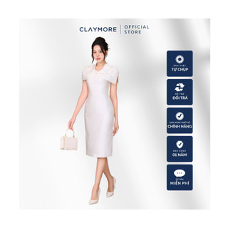 Đầm vai áo trùm mã CDA2W3L09259