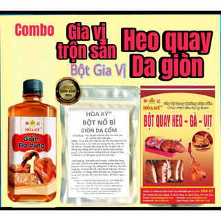 Heo quay nổ bì giòn da combo trộn sẵn