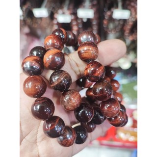 Vòng tay đá mắt hổ nâu đỏ