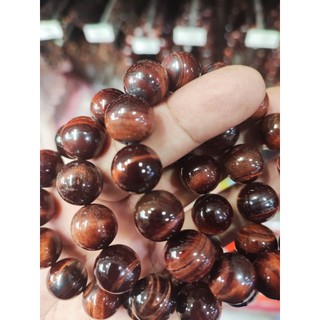 Vòng tay đá mắt hổ nâu đỏ