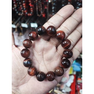 Vòng tay đá mắt hổ nâu đỏ