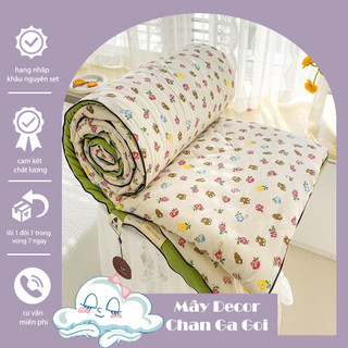 Chăn cotton đũi xơ đậu nành Soybean an toàn tuyệt đối cho da