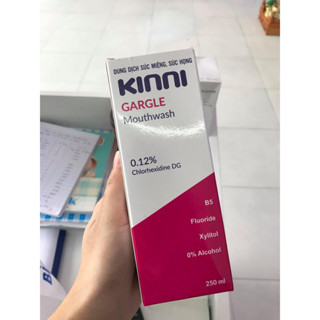 Nước súc miệng diệt khuẩn KINNI 250ml ngừa sâu răng hôi miệng nhiệt miệng