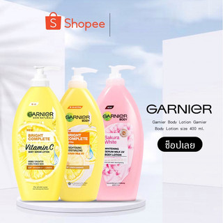 Sữa dưỡng thể trắng da mờ thâm garnier body lotion