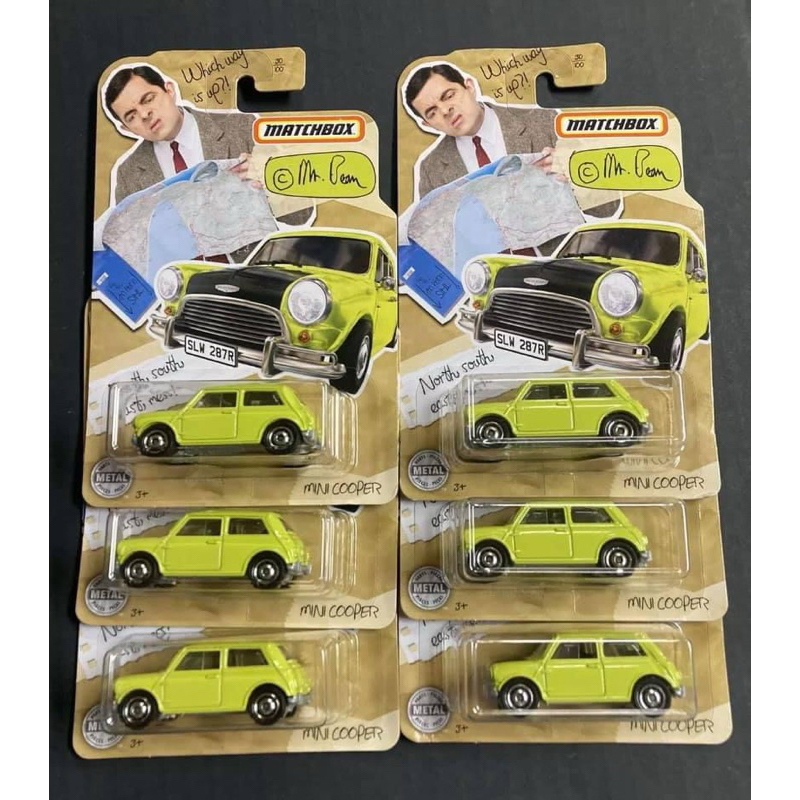 mô hình xe Mini Cooper bản MrBean chính hãng Matchbox tỉ lệ 1:64