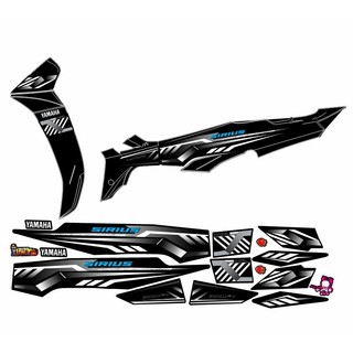 tem zin sirius 2014 - chất liệu decal 3 lớp