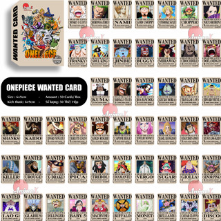  Hộp 50 Thẻ Bài Truy Nã One Piece Kích Thước 6x9cm - Đảo Hải Tặc -Wanted Card - Hàng Độc Quyền AnimeX 
