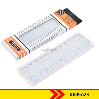 Bảng mạch test Breadboard MB-102 830 lỗ 165x55x10mm cắm test mạch điện linh kiện