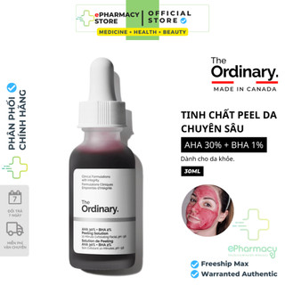 Tinh chất peel da the ordinary aha 30%+bha 2% peeling solution 30ml