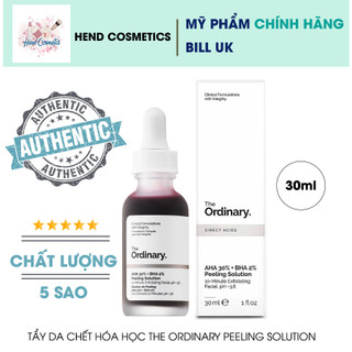 Tinh Chất Peel da The Ordinary AHA 30%+BHA 2% Peeling Solution 30ml (hn)
