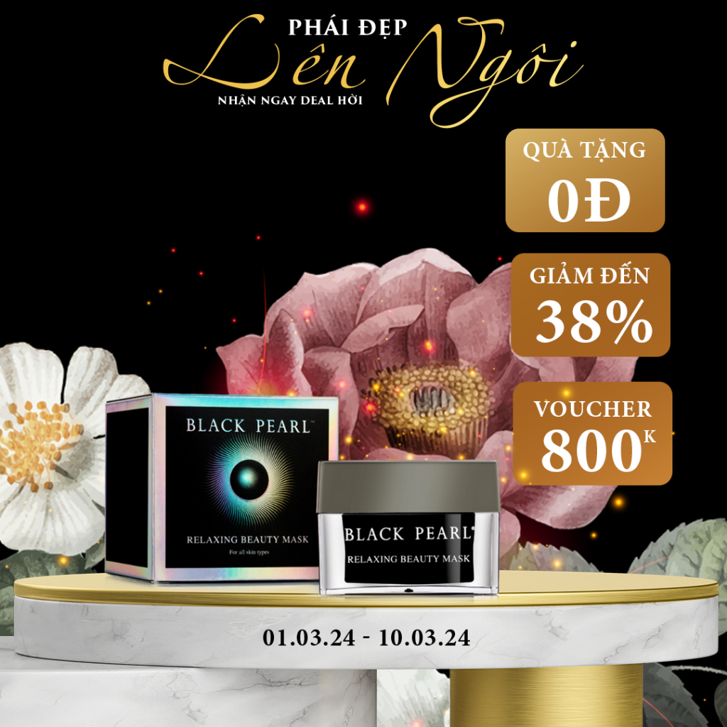 Mặt nạ thư giãn Black Pearl Relaxing Beauty Mask
