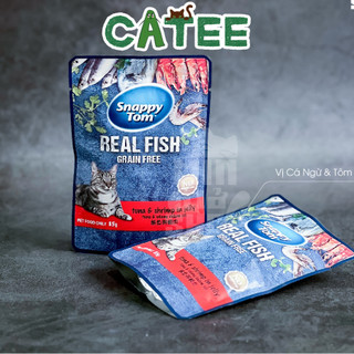 Pate Snappy Tom Real Meat Cho Mèo Mọi Lứa Tuổi 85g