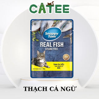 Pate Snappy Tom Real Meat Cho Mèo Mọi Lứa Tuổi 85g