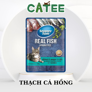 Pate Snappy Tom Real Meat Cho Mèo Mọi Lứa Tuổi 85g
