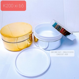 Hủ nhựa đựng kem 200g/hủ nhựa đựng kem body/hủ đựng kem 200g/hủ K200/hủ đựng kem 200g cao cấp