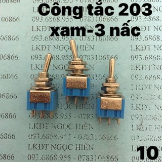 Công tắc gạt 3 nấc 6 chân 203